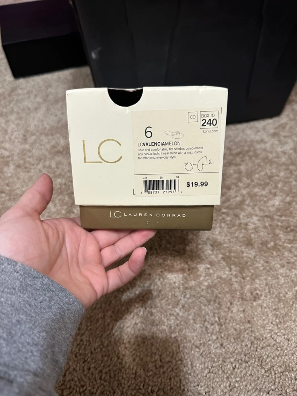 Lauren Conrad Watermelon Sandals - Picture 2 of 5